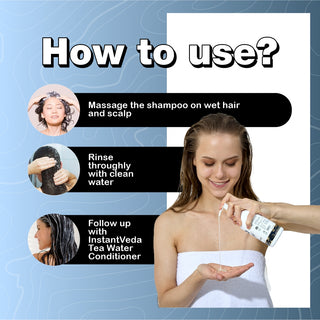 Tea Water Shampoo | For Hairfall Control & Hair Growth - 280 ml