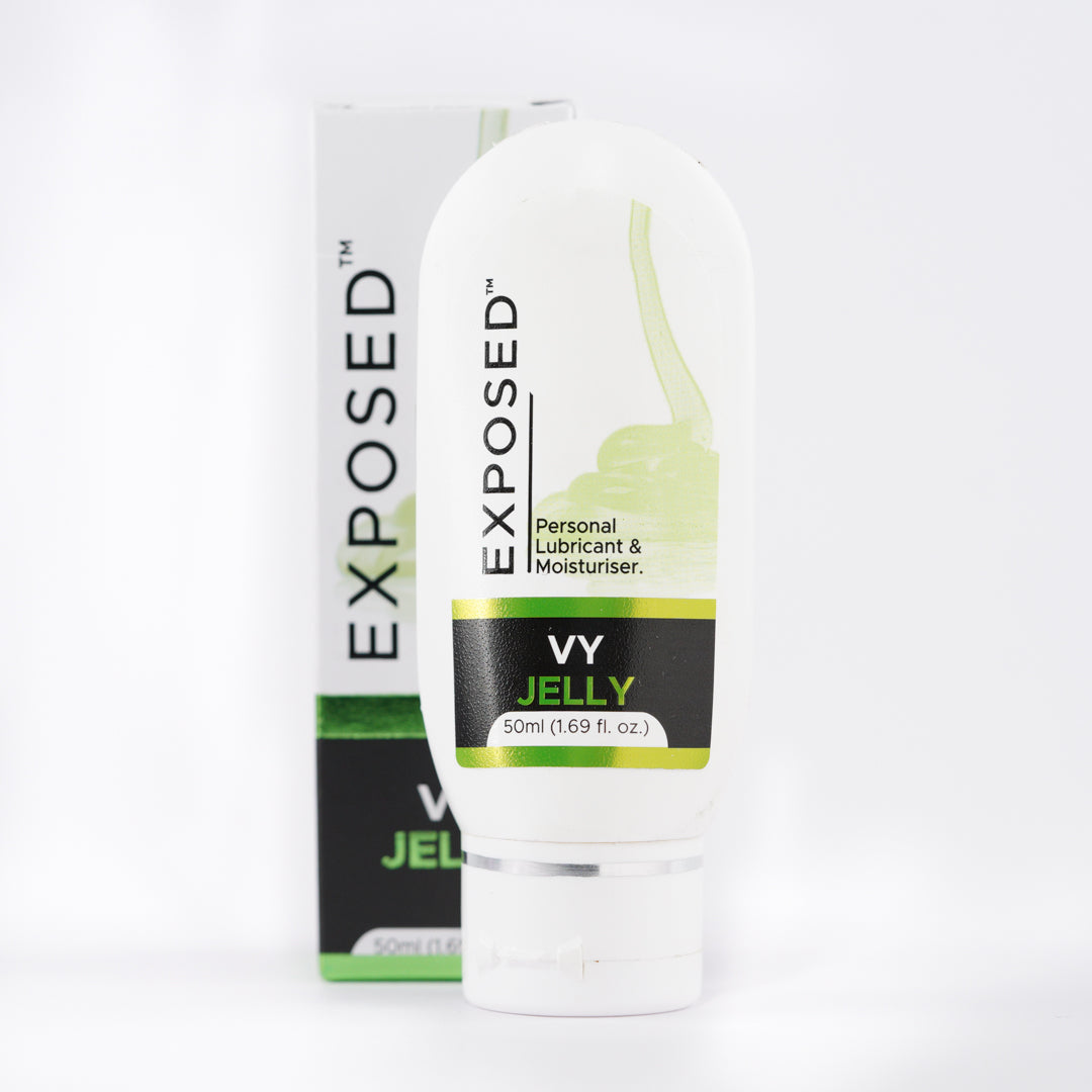 Exposed VY Jelly Lubricant Gel For Men &amp; Women | Water-Based Lubricant | 100% Natural &amp; Food Grade – 50ml