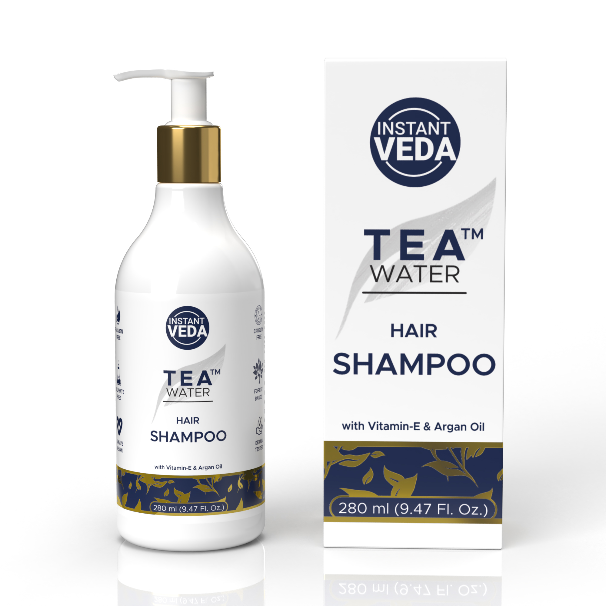 Tea Water Shampoo | For Hairfall Control &amp; Hair Growth - 280 ml