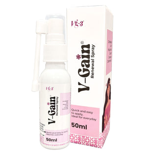 Dharmani's International V-Gain Renewal Spray | Ayurvedic Feminine Intimate Care Spray with Natural Extracts for All-Day Freshness & Comfort | 50ml