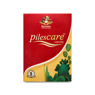Dharmani's International PilesCare Ayurvedic Herbal Capsules | Traditional Herbal Wellness Support | Natural Plant‑Based Ingredients | Pack of 4