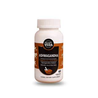 Ashwagandha Capsules | with Pure Ashwaboost Extract | 60 Veg. Capsules