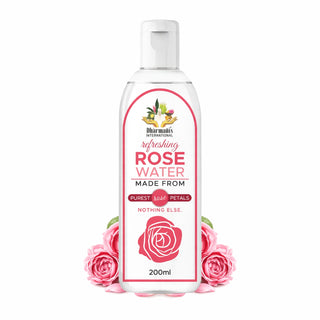 Dharmani's International Pure and Natural Rose Water Face Toner | Skin Toner | Makeup Remover for Men and Women | Suitable for All Skin Types 200 ml