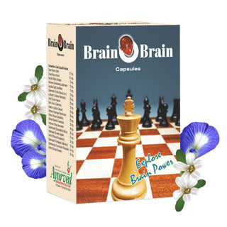 Dharmani's International Brain O Brain Capsules – Herbal Supplement for Memory, Focus & Mental Clarity – Supports Cognitive Wellness – 50 Capsules