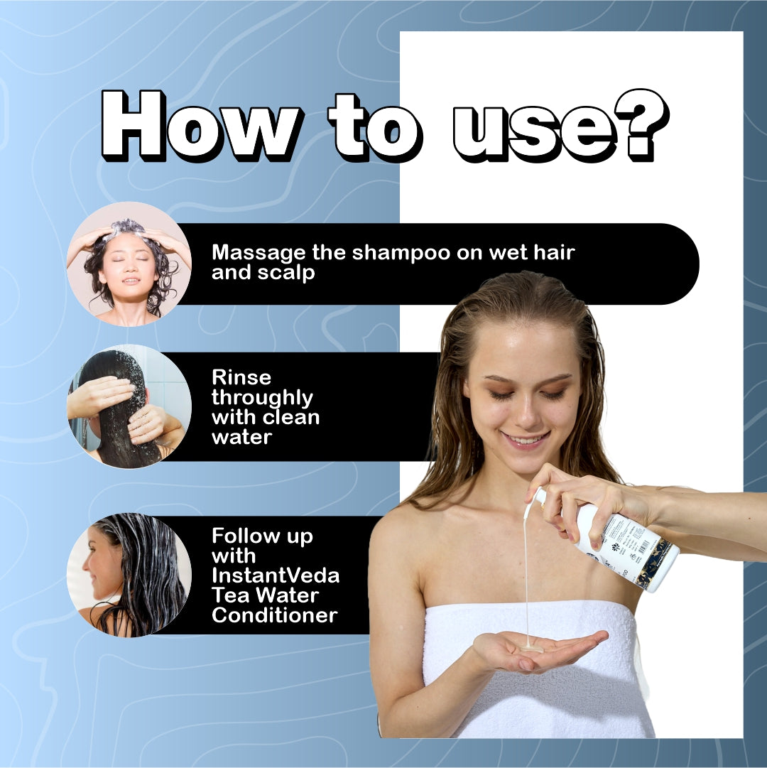 Tea Water Shampoo | For Hairfall Control &amp; Hair Growth - 280 ml