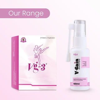 Dharmani's International V-Gain Renewal Spray | Ayurvedic Feminine Intimate Care Spray with Natural Extracts for All-Day Freshness & Comfort | 50ml