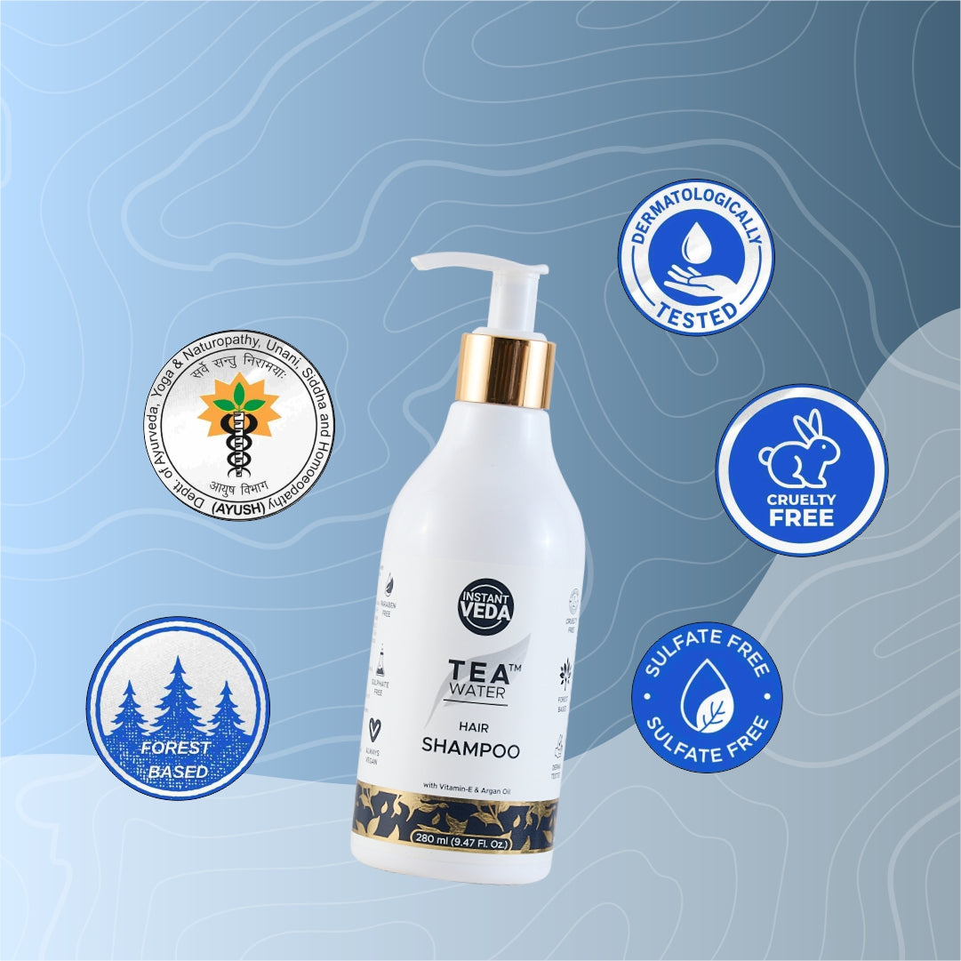 Tea Water Shampoo | For Hairfall Control &amp; Hair Growth - 280 ml