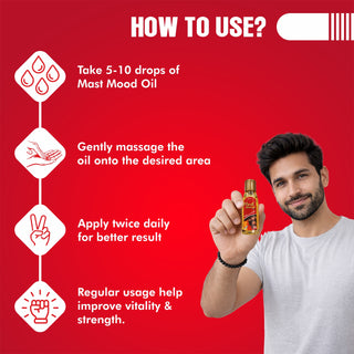 Dharmani’s International Mast Mood Oil for Men | Relaxation & Wellness | 15 ml