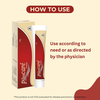 Dharmani's International Herbal Comfort Pilescare Ointment integration – Soothing Relief from Anal Discomfort & Irritation – Pack of 4 Tubes (10g Each)