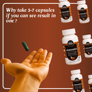 Ashwagandha Capsules | with Pure Ashwaboost Extract | 60 Veg. Capsules