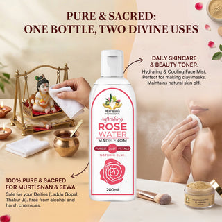Dharmani's International Pure and Natural Rose Water Face Toner | Skin Toner | Makeup Remover for Men and Women | Suitable for All Skin Types 200 ml