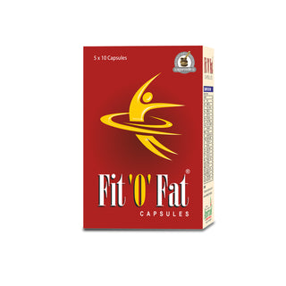 Fit-O-Fat Ayurvedic Nutrition Capsules | Herbal Formula for Healthy Weight Support, Energy & Appetite | Safed Musli, Ashwagandha & Shatavari Blend | Men & Women Wellness Supplement | 50 Capsules