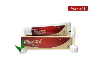 Dharmani's International Herbal Comfort Pilescare Ointment integration – Soothing Relief from Anal Discomfort & Irritation – Pack of 3 Tubes (10g Each)