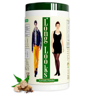 Long Looks Powder | for Boys & Girls | Chocolate Flavor | 200 gm