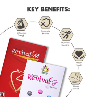 Dharmani's International Revival - M and G Multivitamins Capsules For Men and Women Combo Pack | Daily Immunity Strong Bones and Enhances Energy Level - 120 Multivitamins Capsules For Both