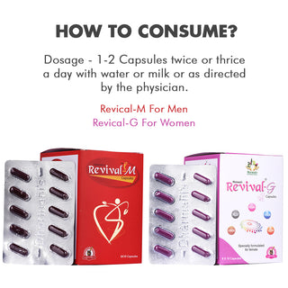 Dharmani's International Revival - M and G Multivitamins Capsules For Men and Women Combo Pack | Daily Immunity Strong Bones and Enhances Energy Level - 120 Multivitamins Capsules For Both