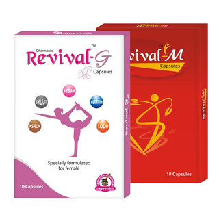 Dharmani's International Revival - M and G Multivitamins Capsules For Men and Women Combo Pack | Daily Immunity Strong Bones and Enhances Energy Level - 120 Multivitamins Capsules For Both