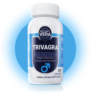 Trivagra Capsules | with Shilajit, Kesar & Safed Musli | For Men | 60 Caps.