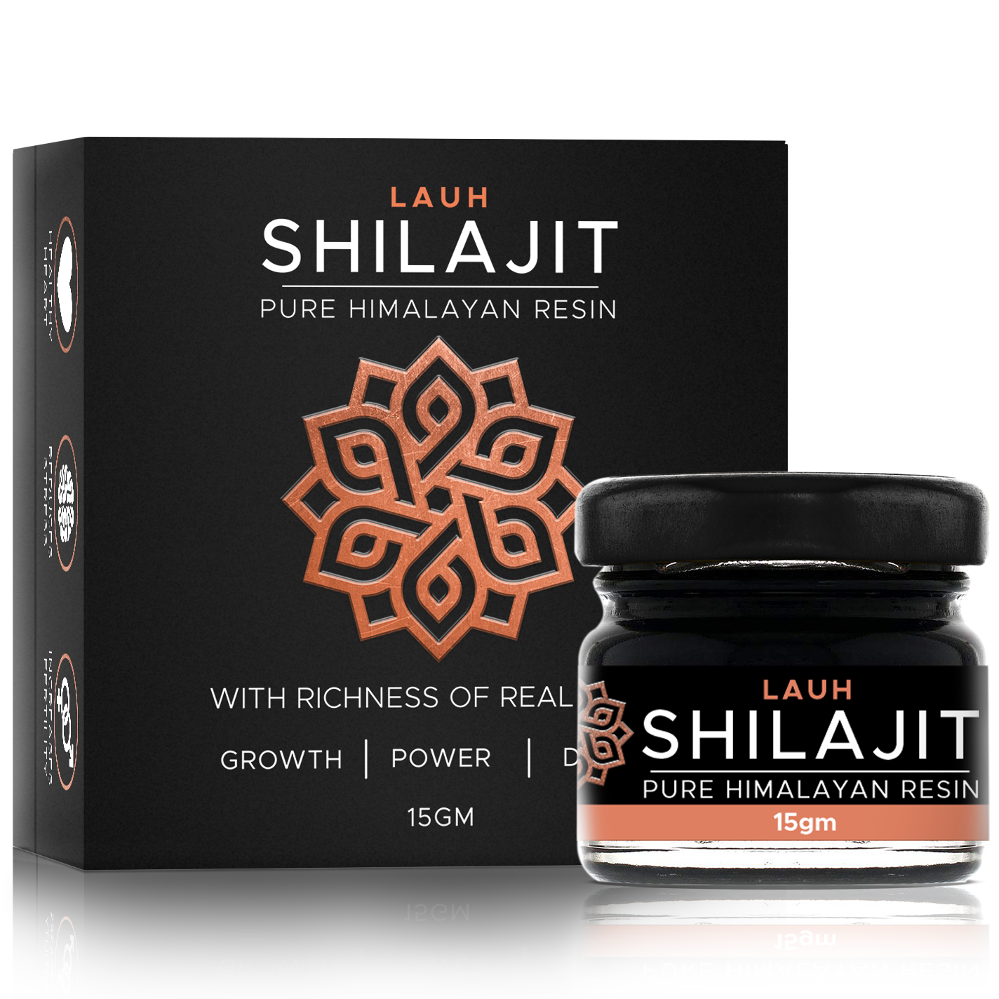 Lauh Shilajit Liquid Resin with Iron | For Men & Women | Pure Himalayan Shilajit | 15 gm